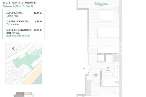 Penthouse w Villajoyosa, Alicante, Hiszpania 3 sypialnie, 126 mkw. nr 178236 – zdjęcie 17