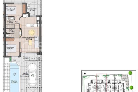 Apartament w Pilar de la Horadada, Alicante, Hiszpania 2 sypialnie, 62 mkw. nr 178234 – zdjęcie 27
