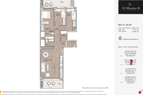 Dzīvoklis pārdošanā Esplugues de Llobregat, Barcelona, Spānijā 3 istabas, 89 m2 Nr. 150740 - attēls 30