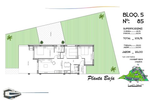 Apartament w Guardamar del Segura, Alicante, Hiszpania 3 sypialnie, 103 mkw. nr 151572 – zdjęcie 16