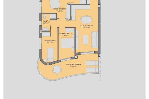 Apartamento en venta en Los Alcázares, Murcia, España 3 dormitorios, 86 m2 No. 179840 - foto 19
