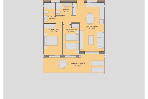 Apartment for sale in Los Alcazares, Murcia, Spain 2 bedrooms, 74 sq.m. No. 179839 - photo 19
