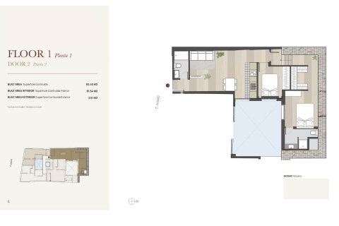 Lägenhet till salu i Barcelona, Spanien 2 sovrum, 83 kvm. Nr. 161455 - foto 13