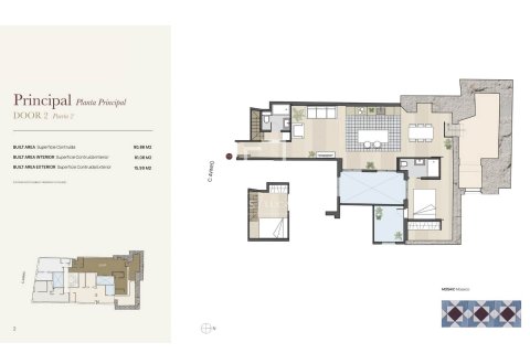 Lägenhet till salu i Barcelona, Spanien 2 sovrum, 90 kvm. Nr. 161457 - foto 14