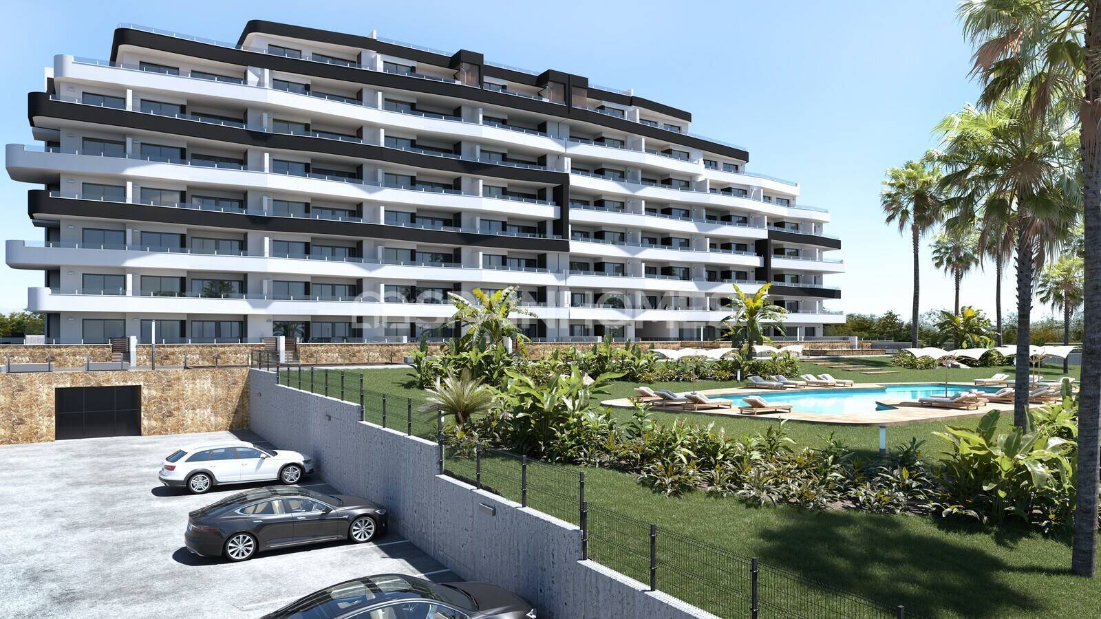 Takvåning i San Miguel de Salinas, Alicante, Spanien 2 sovrum, 72 kvm. Nr. 160907