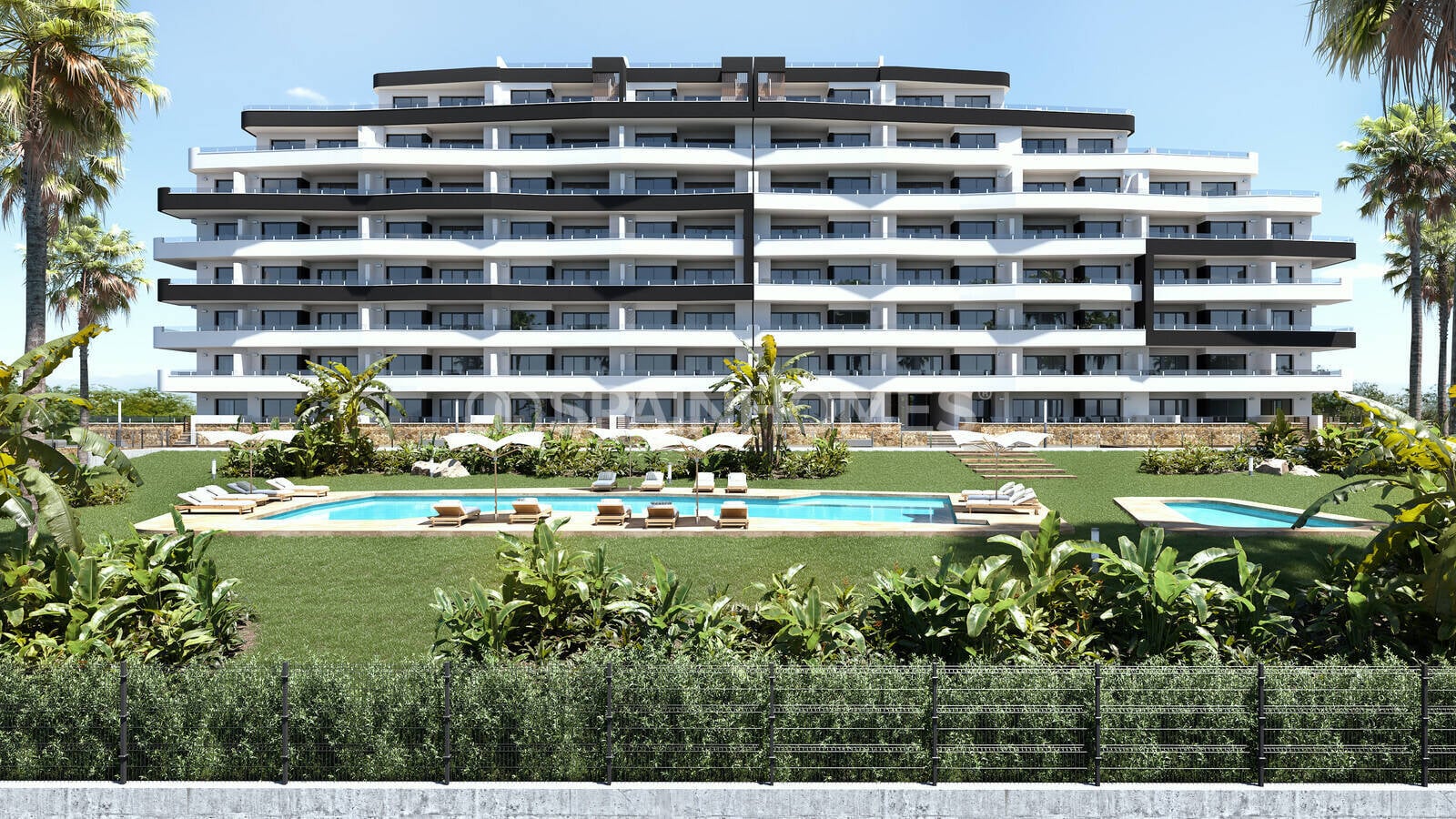 Takvåning i San Miguel de Salinas, Alicante, Spanien 2 sovrum, 72 kvm. Nr. 160907
