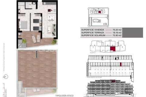 Ático en venta en San Miguel de Salinas, Alicante, España 2 dormitorios, 72 m2 No. 160907 - foto 11