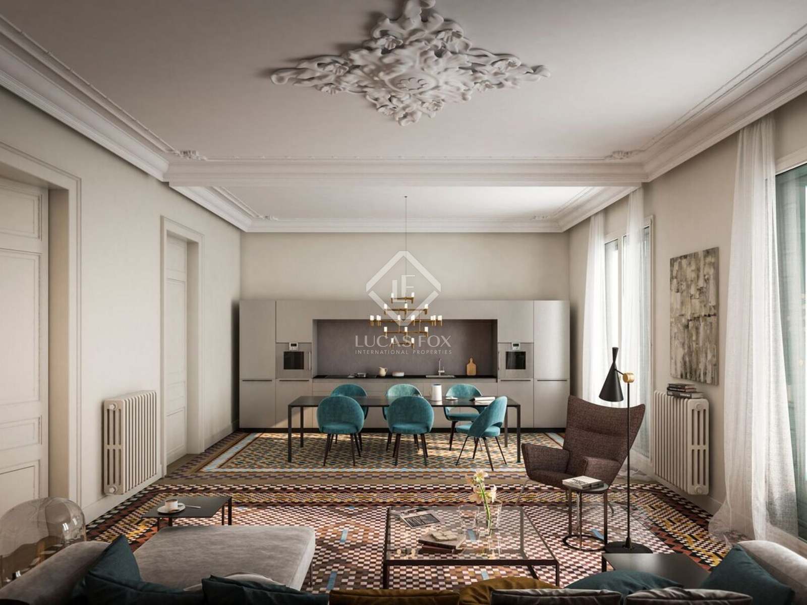 Apartament w Barcelona, Hiszpania 2 sypialnie, 127 mkw. nr 192754