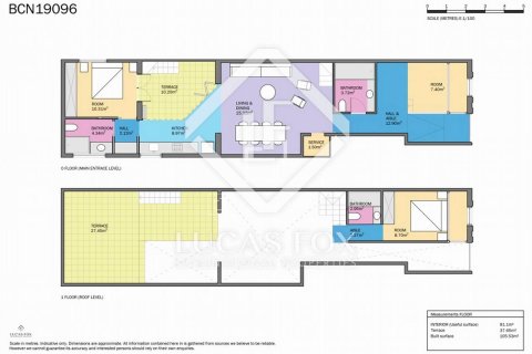 Huoneisto myytävänä Barcelona, Espanja, 2 makuuhuonetta, 97 m2 No. 192752 - kuva 29