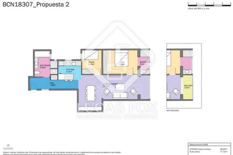 Huoneisto myytävänä Barcelona, Espanja, 2 makuuhuonetta, 78 m2 No. 192753 - kuva 17