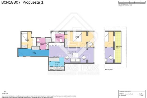 Huoneisto myytävänä Barcelona, Espanja, 2 makuuhuonetta, 78 m2 No. 192753 - kuva 16