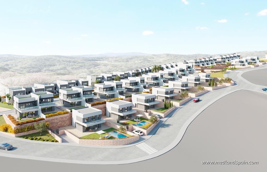Huvila Finestrat, Alicante, Espanja 4 makuuhuonetta, 157 m2 No. 105151