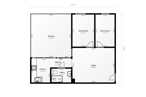 Продажа квартиры в Сан-Висенс дельс Хортс, Барселона, Испания 2 спальни, 60м2 №187740 - фото 28