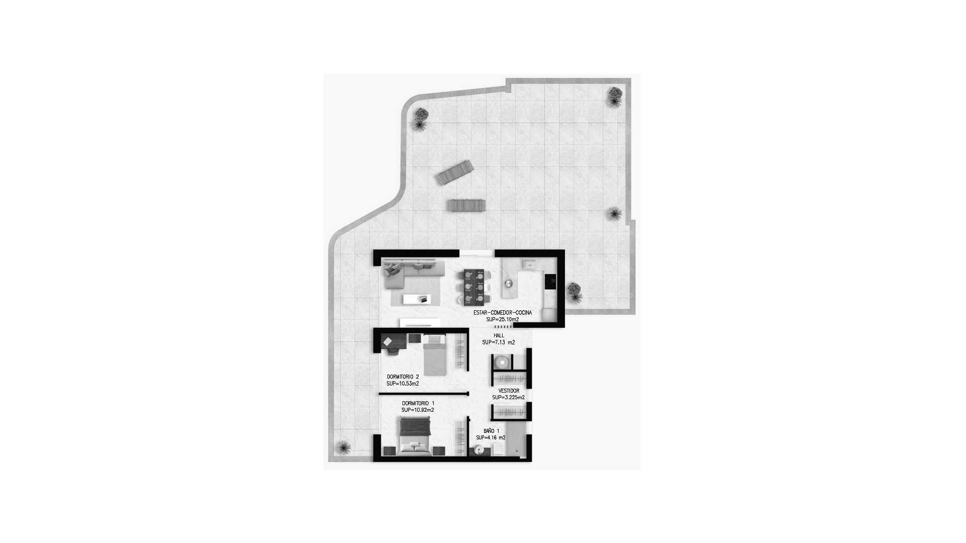Apartament w VIVA LIFE BEACH, Torre de la Horadada, Alicante, Hiszpania 2 sypialnie, 74.44 mkw. nr 166830