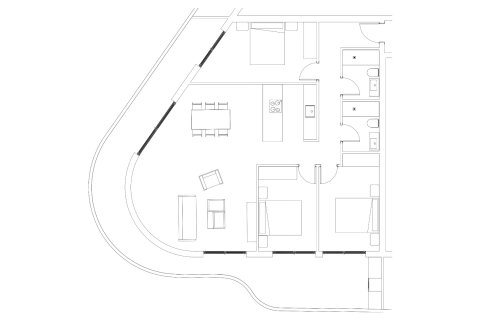 Layout 3 bedroom, 101.33 sq.m. in VITANIA in Calpe, Spain No. 146470