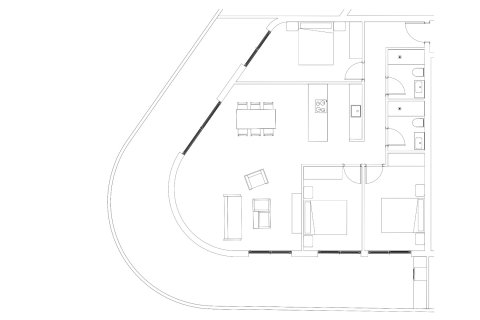 Layout 3 bedroom, 101.71 sq.m. in VITANIA in Calpe, Spain No. 146471
