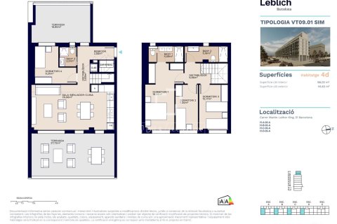 Ático en venta en Barcelona, España 4 dormitorios, 136 m2 No. 195619 - foto 20