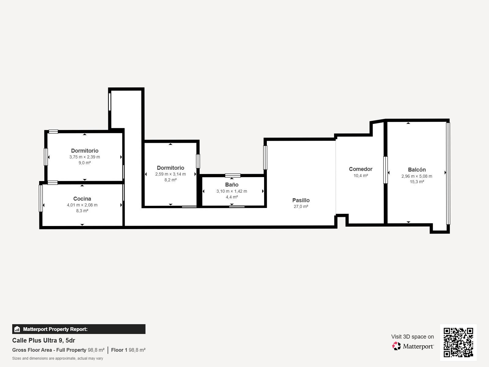 Dzīvoklis Alicante, Spānijā 1 istaba, 85 m2 Nr. 183079