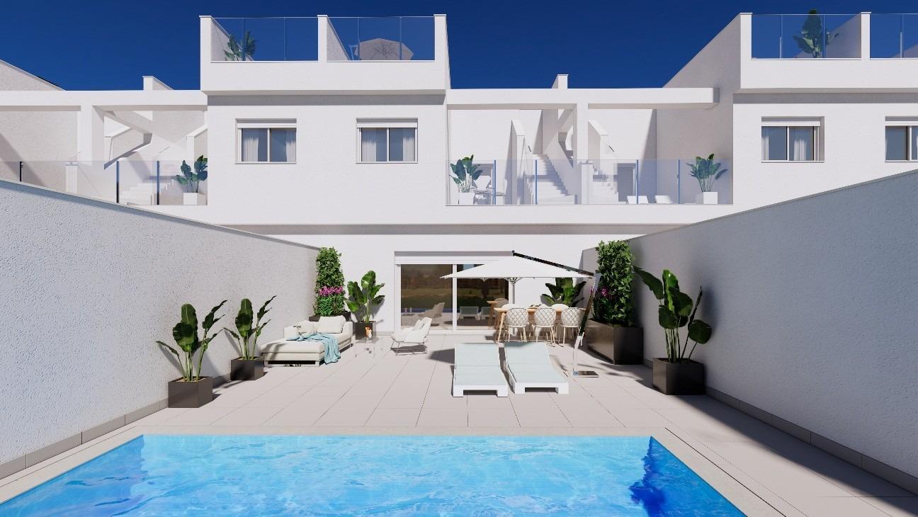 Bliźniak w Los Alcazares, Murcia, Hiszpania 3 sypialnie, 135 mkw. nr 143255
