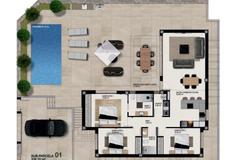 Продажа виллы в Рохалес, Аликанте, Испания 3 спальни, 94м2 №145254 - фото 5