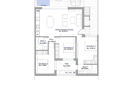 Townhouse zum Verkauf in Condado de Alhama Golf Resort, Murcia, Spanien 3 Schlafzimmer, 90 m2 Nr. 194220 - Foto 4