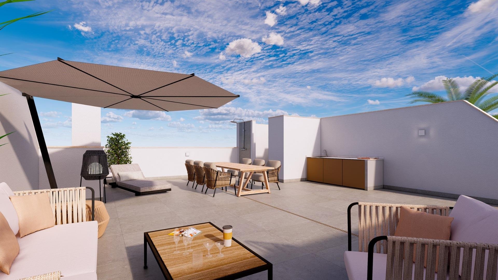 Bungalow w Pilar de la Horadada, Alicante, Hiszpania 3 sypialnie, 83 mkw. nr 193118