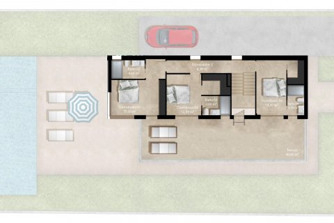 Villa till salu La Zenia, Alicante, Spanien 4 sovrum, 216 kvm. Nr. 116491 - foto 8