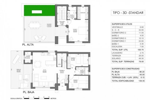 Villa à vendre Los Altos, Alicante, Espagne, 3 chambres, 139 m2 No. 116492 - photo 9