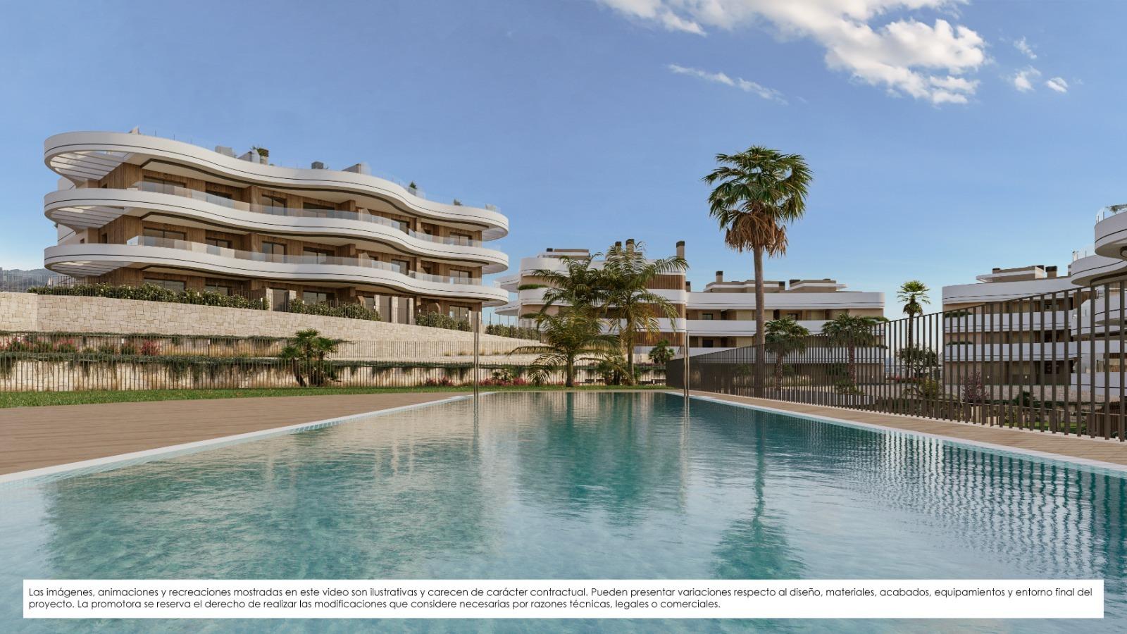 Apartament w Finestrat, Alicante, Hiszpania 2 sypialnie, 77.94 mkw. nr 166687