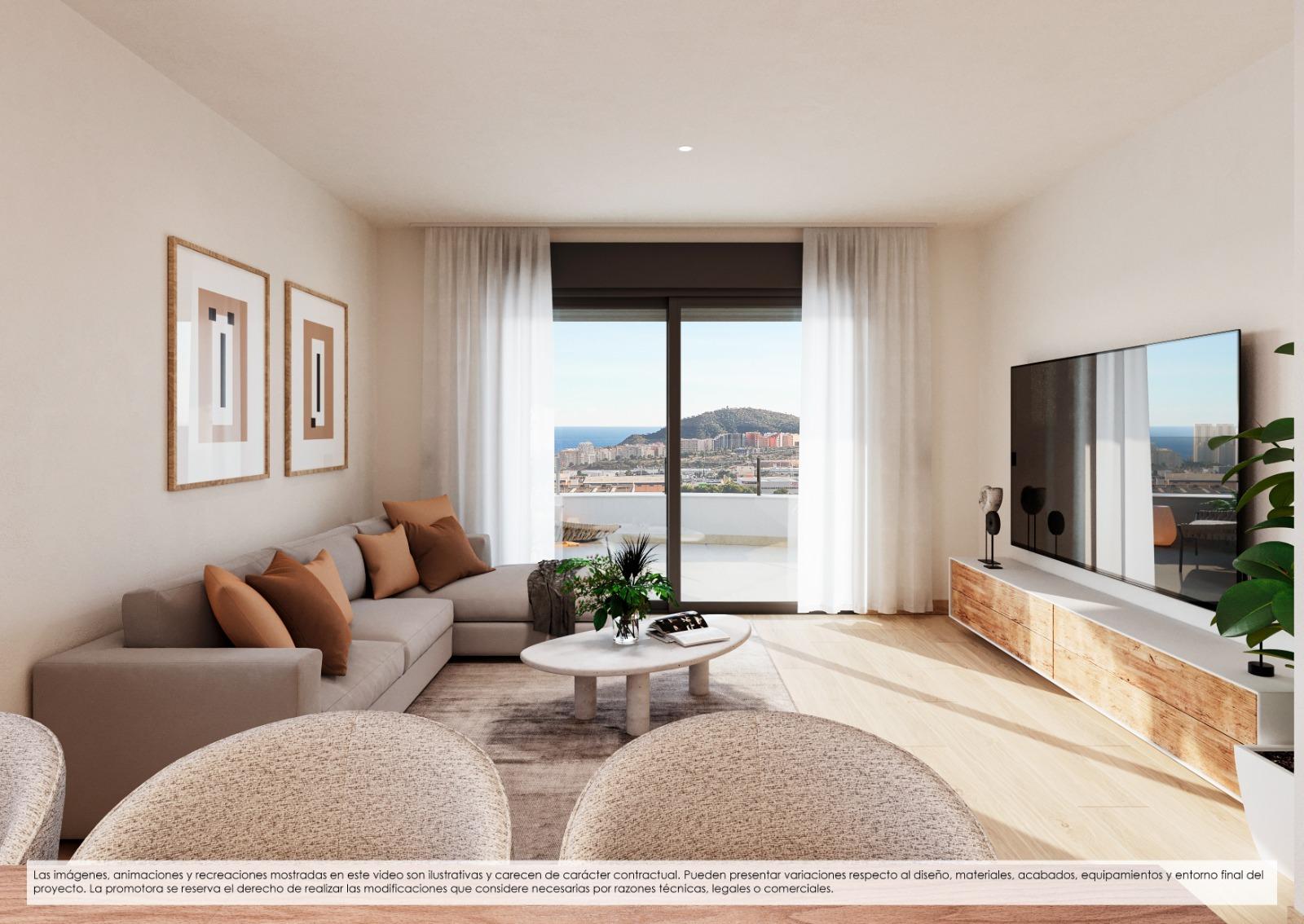 Apartament w Finestrat, Alicante, Hiszpania 2 sypialnie, 77.94 mkw. nr 166687