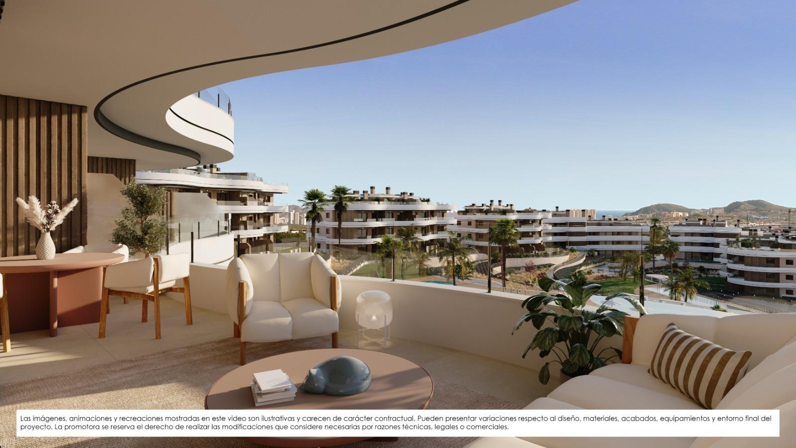 Apartament w Finestrat, Alicante, Hiszpania 2 sypialnie, 77.94 mkw. nr 166687