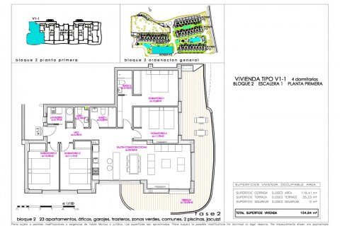 Huoneisto myytävänä Playa Flamenca II, Alicante, Espanja, 4 makuuhuonetta, 119 m2 No. 108987 - kuva 10