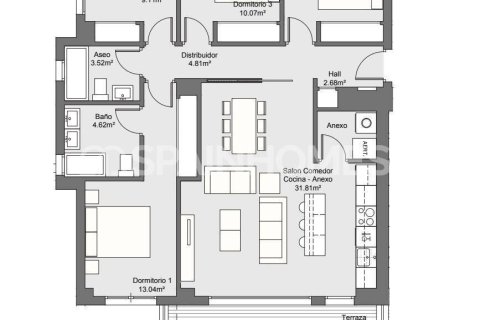 Penthauss pārdošanā Torremolinos, Malaga, Spānijā 3 istabas, 81 m2 Nr. 155202 - attēls 11