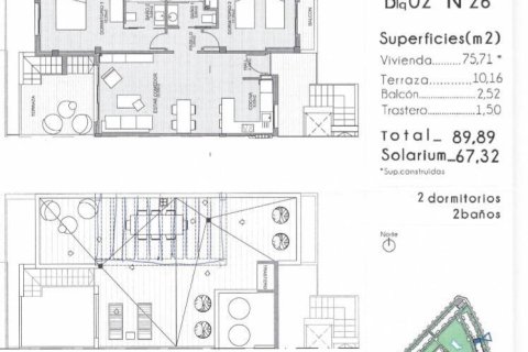 Bungalow w Guardamar del Segura, Alicante, Hiszpania 2 sypialnie, 77 mkw. nr 189828 – zdjęcie 21