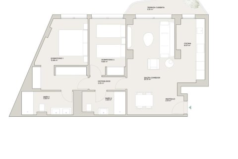 Huoneisto myytävänä Torremolinos, Malaga, Espanja, 2 makuuhuonetta, 100 m2 No. 173575 - kuva 8