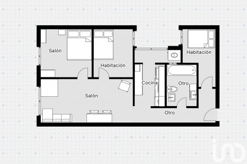 Продажа квартиры в Виланова-и-ла-Желтру, Барселона, Испания 3 спальни, 69м2 №186061 - фото 22