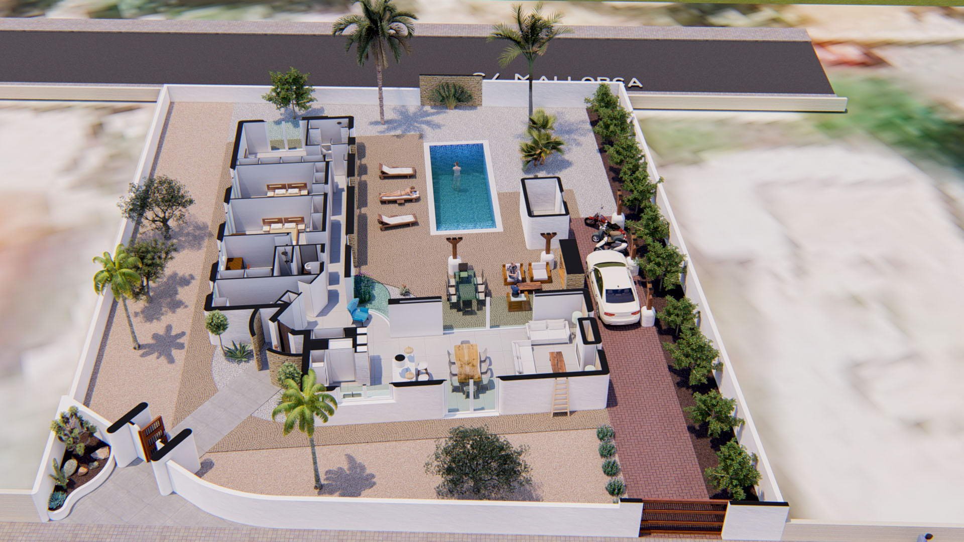 Villa a Albir, Alicante, Spagna 3 camere da letto, 169 mq. N° 133834
