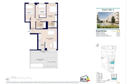 Apartment for sale Alicante, Spain 3 bedrooms, 92 sq.m. No. 136211 - photo 12