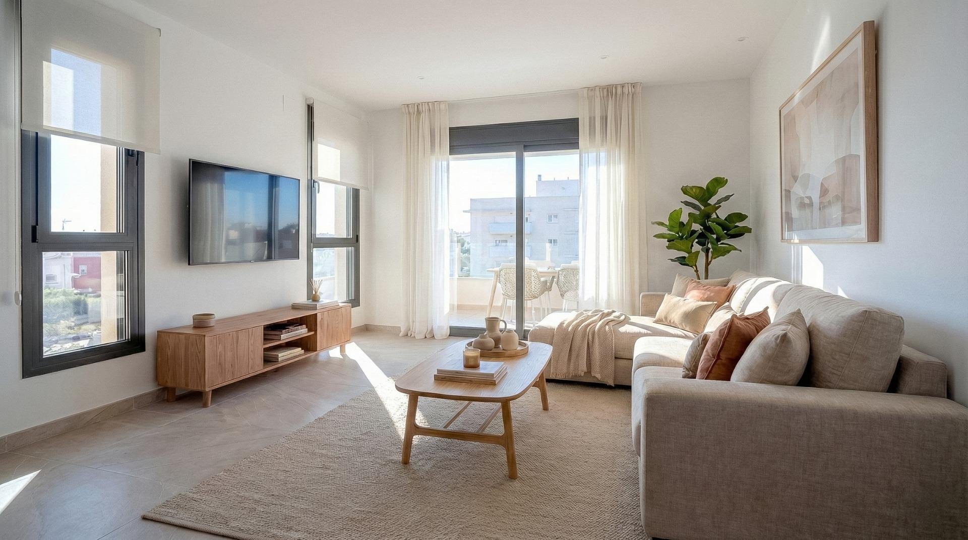 Apartamento en Benijófar, Alicante, España 2 dormitorios, 90 m2 No. 193108