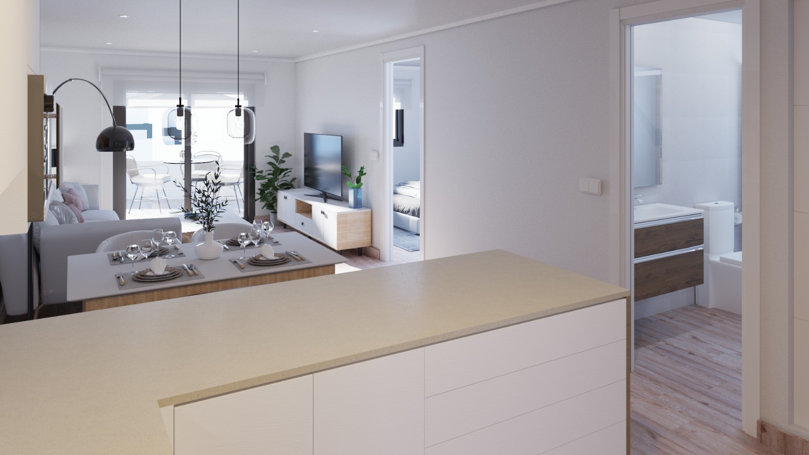 Bungalow à Orihuela, Alicante, Espagne 3 chambres, 78 m2 No. 112265