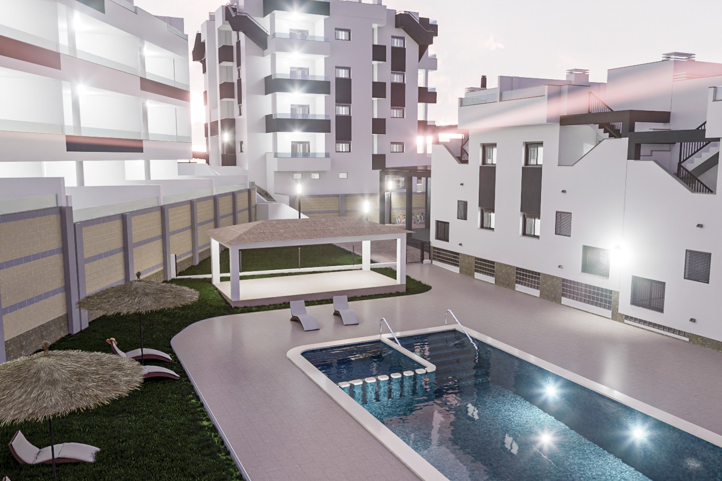 Bungalow à Orihuela, Alicante, Espagne 2 chambres, 70 m2 No. 112264