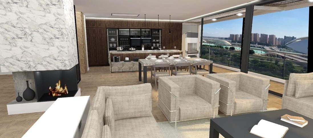 Huoneisto Valencia, Espanja 6 makuuhuonetta, 330 m2 No. 133341