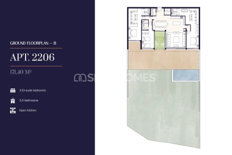 Kattohuoneisto myytävänä Casares, Malaga, Espanja, 3 makuuhuonetta, 173 m2 No. 144653 - kuva 26