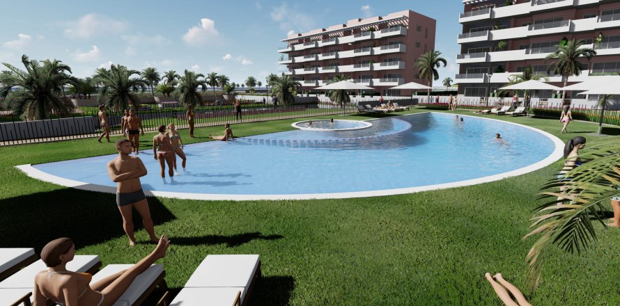 Apartment in Guardamar del Segura, Alicante, Spain 3 bedrooms, 101 sq.m. No. 167938