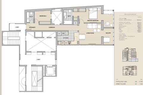 Penthouse w Barcelona, Hiszpania 3 sypialnie, 218 mkw. nr 138647 – zdjęcie 14