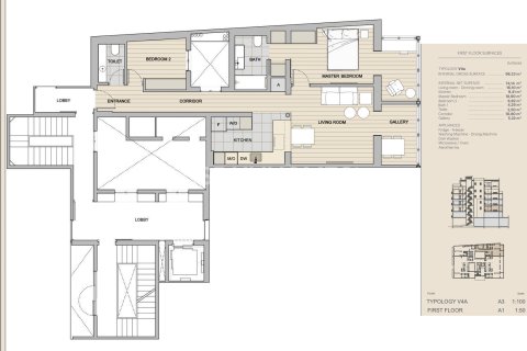Wohnung zum Verkauf Barcelona, Spanien 2 Schlafzimmer, 48 m2 Nr. 138646 - Foto 14