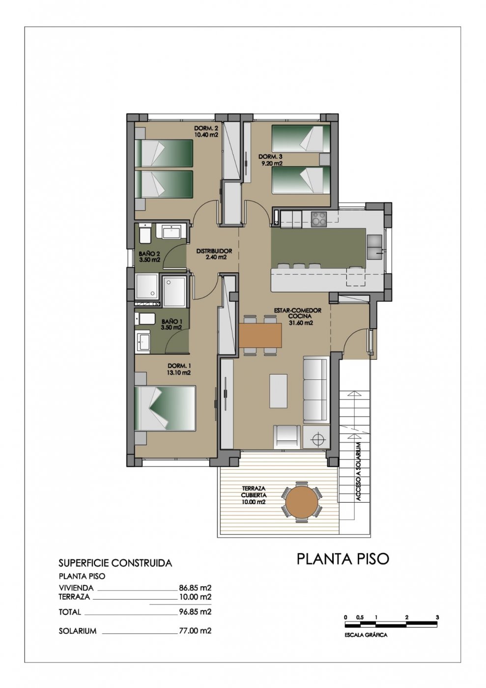 Bungalow w San Miguel de Salinas, Alicante, Hiszpania 3 sypialnie, 92 mkw. nr 165075