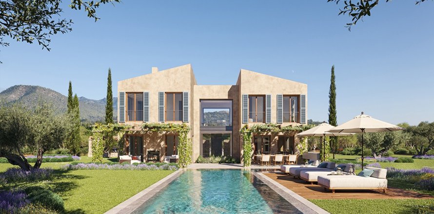 Villa en Bunyola, Mallorca, España 4 dormitorios, 362 m2 No. 143538