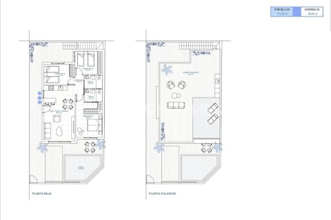 Villa till salu i Torre-Pacheco, Murcia, Spanien 3 sovrum, 88 kvm. Nr. 154375 - foto 11