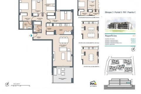 Huoneisto myytävänä Godella, Valencia, Espanja, 4 makuuhuonetta, 122 m2 No. 138312 - kuva 7